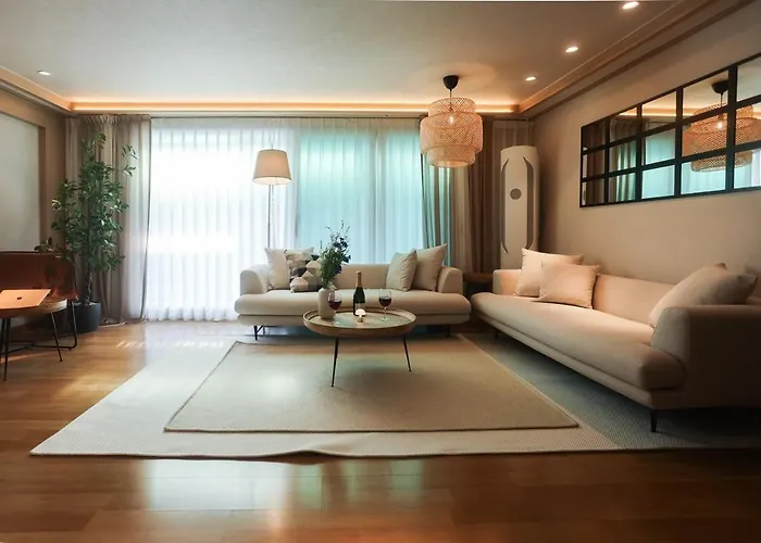 Mangwon Local Market 5mins, Hongdae, Airport Bus, Hanriver Park 10mins 10ppl, Big Family House 마포레스트