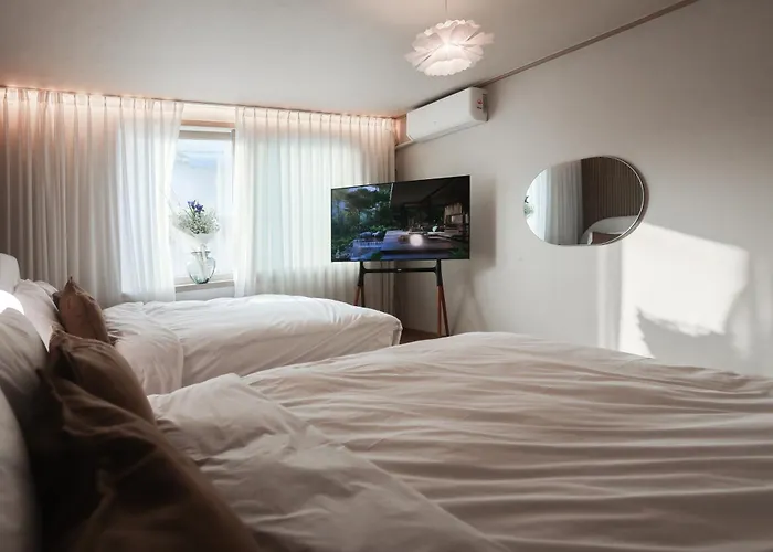 Mangwon Local Market 5mins, Hongdae, Airport Bus, Hanriver Park 10mins 10ppl, Big Family House 마포레스트
